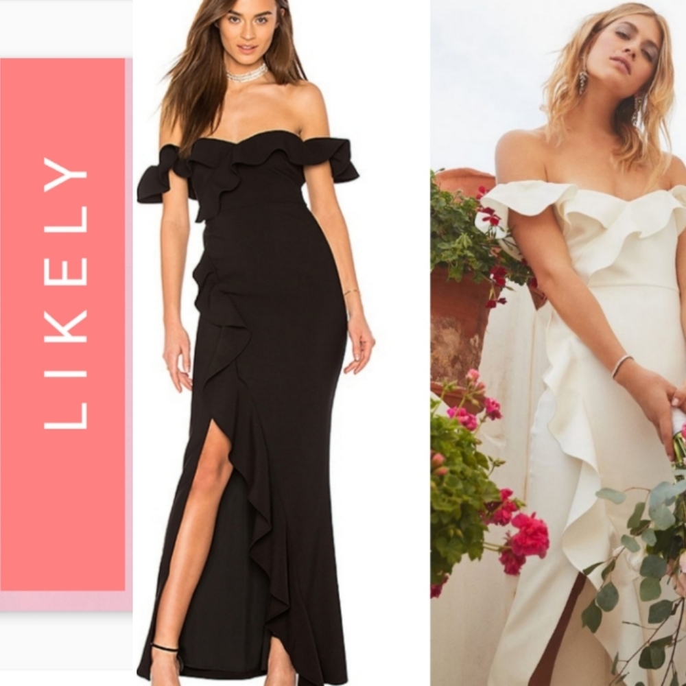 LIKELY Miller Gown Off Shoulders Dress